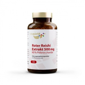 Red Reishi Extract 500 мг 100 капсули | Vita World Red Reishi Extract 500 мг 100 капсули | Vita World