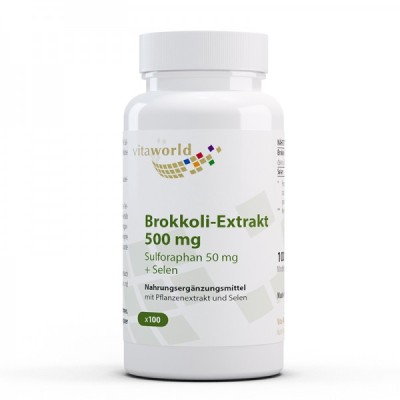 Broccoli Extract 500 мг 100 капсули | Vita World