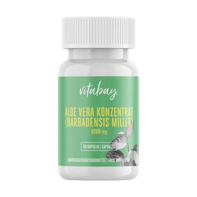 Aloe Vera Concentrate 6000 мг 90 капсули | Vitabay
