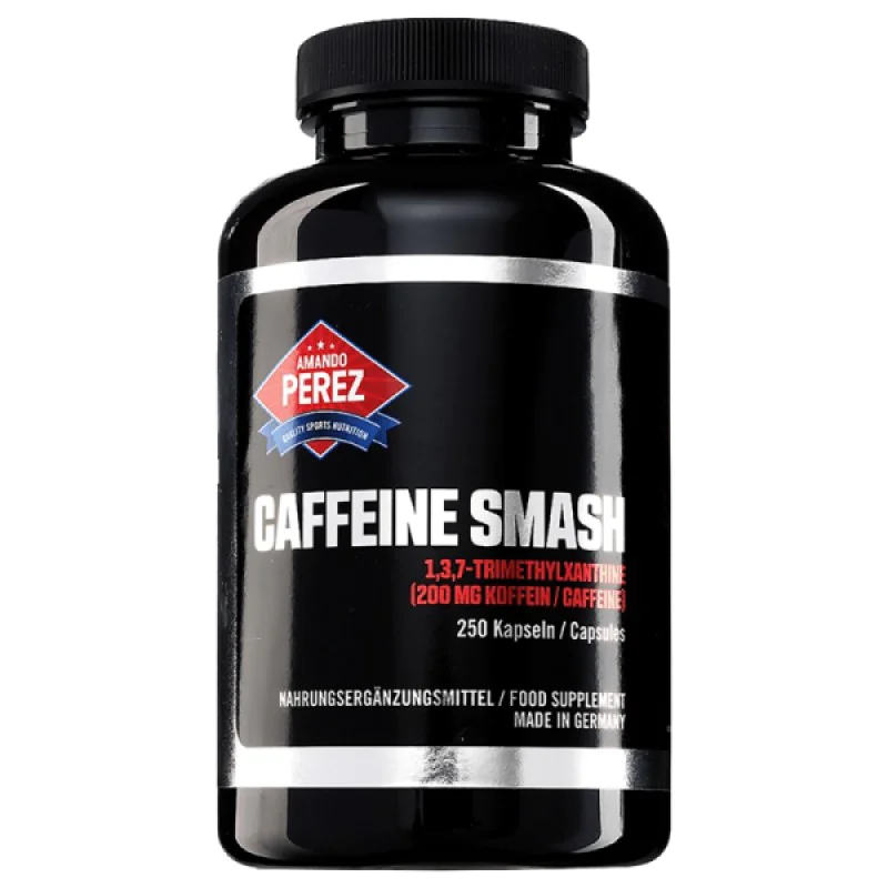 Amando Perez Caffeine Smash 200 мг 250 капсули | Vitabay