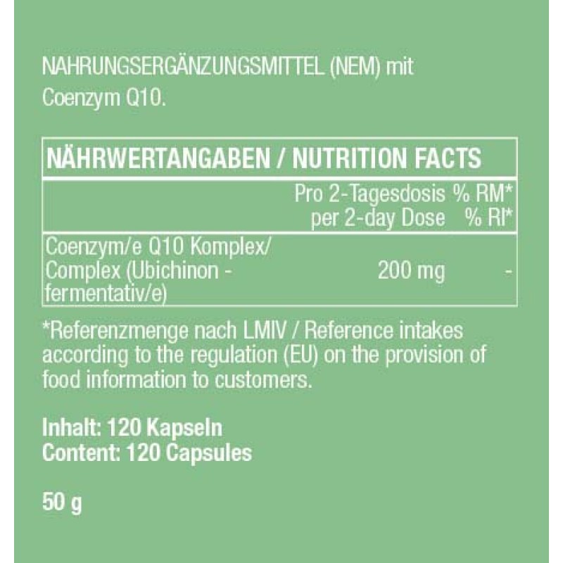 Coenzyme Q10 Depot Complex 200 мг 120 капсули | Vitabay Coenzyme Q10 Depot Complex 200 мг 120 капсули | VitabayВисока доза коензим Q10
Естествен антиоксидант
Поддържа здравето на сърцето
Подходящ за вегетарианци и вегани
Коензим Q10 Биоакти Coenzyme Q10 Depot Complex 200 мг 120 капсули | Vitabay Висока доза коензим Q10 Естествен антиоксидант Поддържа здравето на сърцето Подходящ за вегетарианци и вегани Коензим Q10 Биоактивен Убихинон капс Coenzyme Q10 Depot Complex 200 мг 120 капсули | Vita