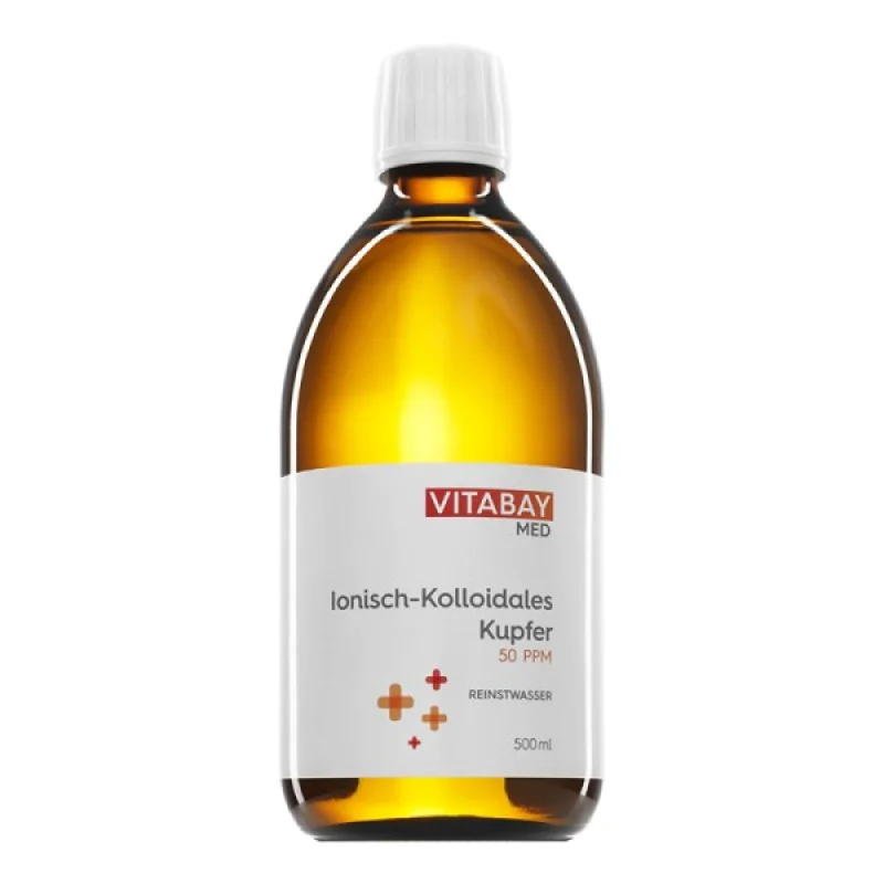 Colloidal Copper 50 PPM 500 мл | Vitabay Colloidal Copper 50 PPM 500 мл | Vitabay