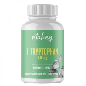 L-Tryptophan 500 мг 240 таблетки | Vitabay L-Tryptophan 500 мг 240 таблетки | Vitabay