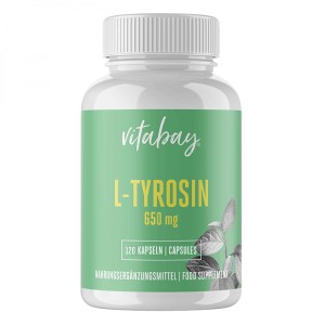 L-Tyrosine 650 мг 120 капсули | Vitabay