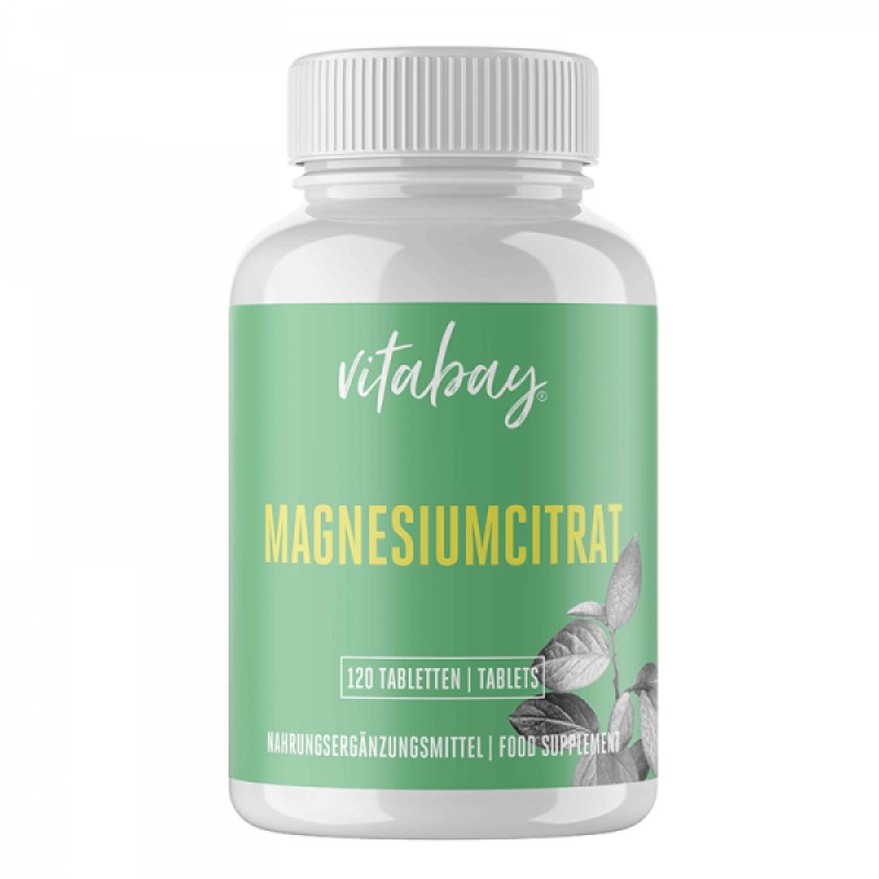 Magnesium Citrate 200 мг 120 таблетки | Vitabay
