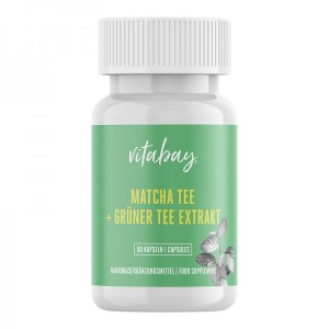 Matcha & Green Tea Extract 90 капсули | Vitabay