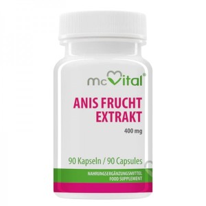 McVital Anise Fruit Extract 400 мг 90 капсули | Vitabay