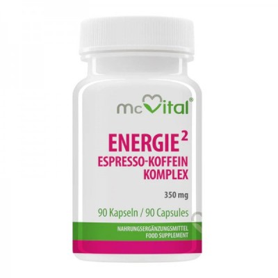 McVital Energy Espresso-Caffeine Complex 350 мг 90 капсули | Vitabay McVital Energy Espresso-Caffeine Complex 350 мг 90 капсули | Vitabay