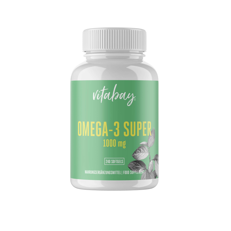 Omega-3 Super 1000 мг 240 гел-капсули | Vitabay