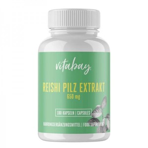 Reishi Mushroom Extract 180 капсули | Vitabay Reishi Mushroom Extract 180 капсули | Vitabay
