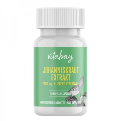 St. John's Wort Extract 2000 мг 90 капсули | Vitabay St. John's Wort Extract 2000 мг 90 капсули | Vitabay
