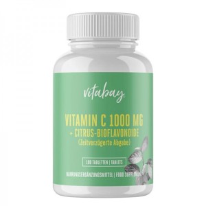 Vitamin C 1000 мг + Citrus Bioflavonoide 100 таблетки | Vitabay