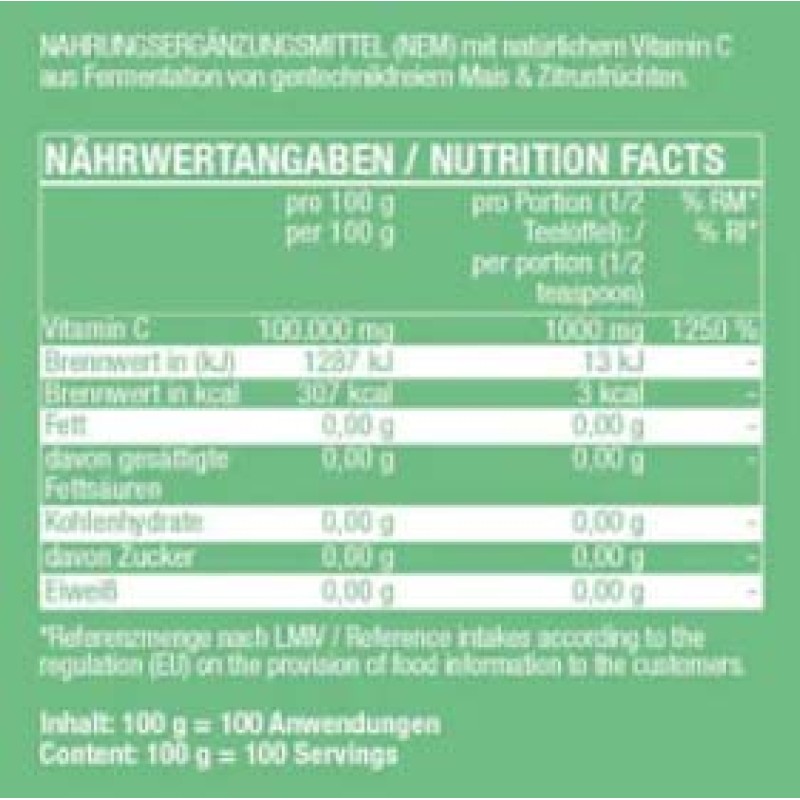 Vitamin C 1000 мг 100 гр | Vitabay Vitamin C 1000 мг 100 гр | Vitabay