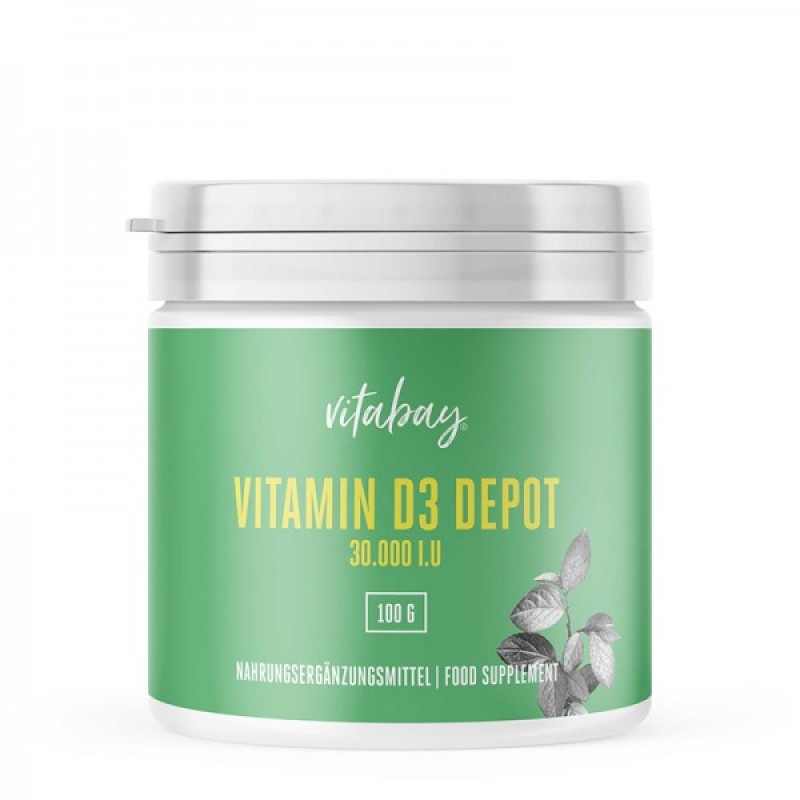 Vitamin D3 Depot Powder 30000 IU 100 гр | Vitabay