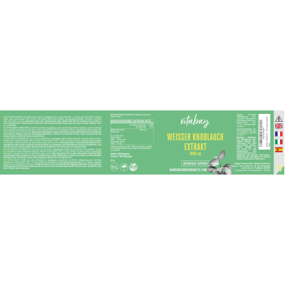 White Garlic Extract 100 капсули | Vitabay White Garlic Extract 100 капсули | VitabayУкрепва имунната система и увеличава дълголетието
Помага за детоксикацията на тялото
Намалява вероятността от развитие на сърдечни заболявания
Помага за пред White Garlic Extract 100 капсули | Vitabay Укрепва имунната система и увеличава дълголетието Помага за детоксикацията на тялото Намалява вероятността от развитие на сърдечни заболявания Помага за предотвра White Garlic Extract 100 капсули | Vitabay Укрепв