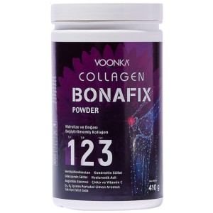 Collagen Bonafix Powder | with Collagen Type I, II & III - Неовкусен 410 грама