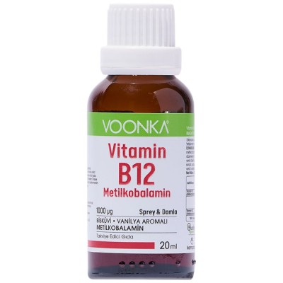 Vitamin B12 Spray & Drop 1000 mcg - Ванилия 20 мл