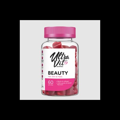 UltraVit Gummies Beauty - Формула за Коса, Кожа и Нокти - Горски плодове | 60 gummies UltraVit Gummies Beauty - Формула за Коса, Кожа и Нокти - Горски плодове | 60 gummies