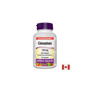 Канела 150 mg х 60 капсули | Webber Naturals