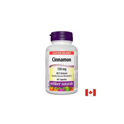 Канела 150 mg х 60 капсули | Webber Naturals