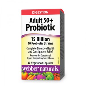 Adult 50+ Probiotic 15 млрд. CFU 30 веге капсули | Webber Naturals Adult 50+ Probiotic 15 млрд. CFU 30 веге капсули | Webber Naturals