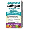 Advanced Collagen + Hyaluronic Acid and Boron 40 мини каплети | Webber Naturals Отличава се с UC-II колаген, патентована марка, подкрепена от изследвания Помага за облекчаване на болки и скованост в ставите&nbsp Advanced Collagen + Hyaluronic Acid and