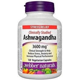 Ashwagandha 3600 мг 120 веге капсули | Webber Naturals