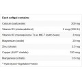 Калций Плюс Витамин D3, K2 и Минерали 257 мг 90 гел-капсули | Webber Naturals