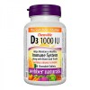 Chewable Vitamin D3 1000 IU Orange Flavour 180 дъвчащи таблетки | Webber Naturals