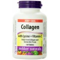 Колаген 500 мг с Л-лизин и Витамин C 120 таблетки | Webber Naturals