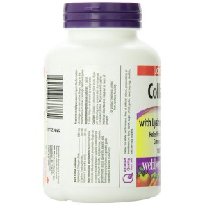 Колаген 500 мг с Л-лизин и Витамин C 120 таблетки | Webber Naturals
