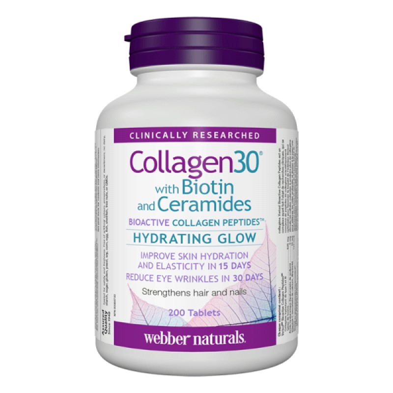 Collagen30 with Biotin and Ceramides 200 таблетки | Webber Naturals
