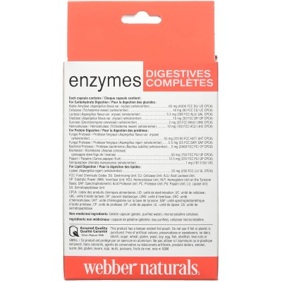Храносмилателни ензими (Full Spectrum Formula) 60 капсули | Webber Naturals Храносмилателни ензими (Full Spectrum Formula) 60 капсули | Webber NaturalsСпециализирани храносмилателни ензими
Оптимално функциониране на храносмилателната система
По Храносмилателни ензими (Full Spectrum Formula) 60 капсули | Webber Naturals Специализирани храносмилателни ензими Оптимално функциониране на храносмилателната система Подобрява обменните процеси в тялото П Храносмилателни ензими (Full Spectrum Formula) 60