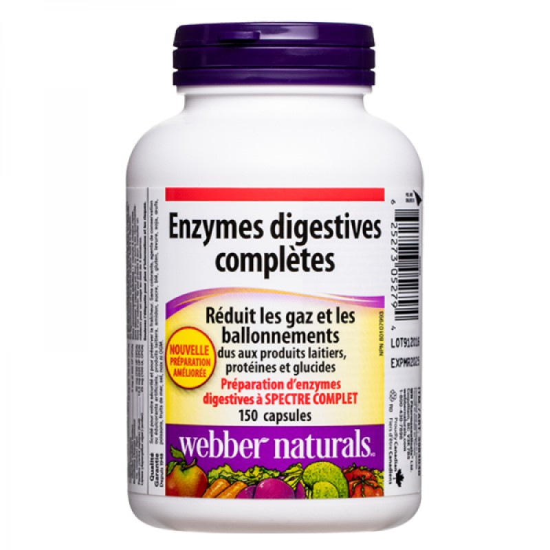 Complete Digestive Enzymes 150 капсули | Webber Naturals