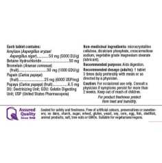 Digestive Enzymes (Храносмилателни ензими) 182 мг 90 таблетки | Webber Naturals 