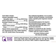 Digestive Enzymes (Храносмилателни ензими) 182 мг 90 таблетки | Webber Naturals Възстановява нормалната работа на храносмилателната система Подпомага смилането на храната Осигурява стомашна киселинност Под Digestive Enzymes (Храносмилателни ензими) 182 мг