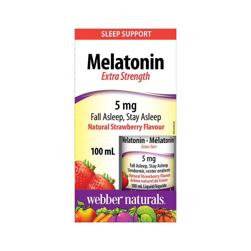 Extra Strength Melatonin 100 мл | Webber Naturals