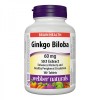 Ginkgo Biloba 50:1 Extract 60 мг 180 таблетки | Webber Naturals