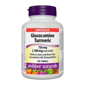 Glucosamine Turmeric 120 таблетки | Webber Naturals