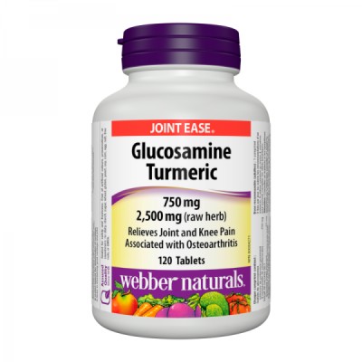 Glucosamine Turmeric 120 таблетки | Webber Naturals