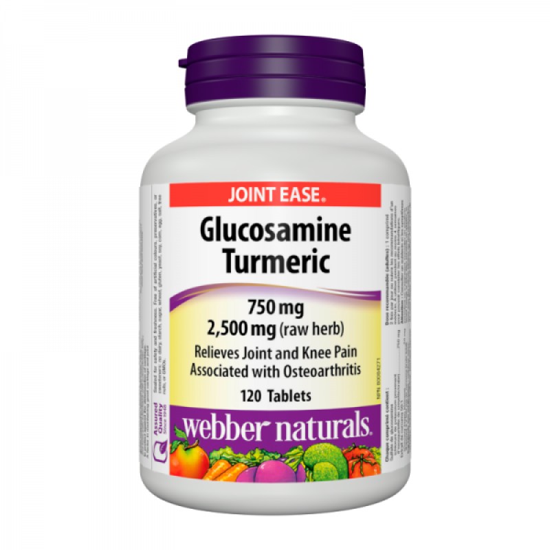 Glucosamine Turmeric 120 таблетки | Webber Naturals