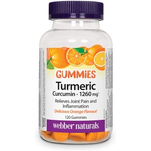 Gummies Turmeric Curcumin 1260 мг 120 таблетки | Webber Naturals
