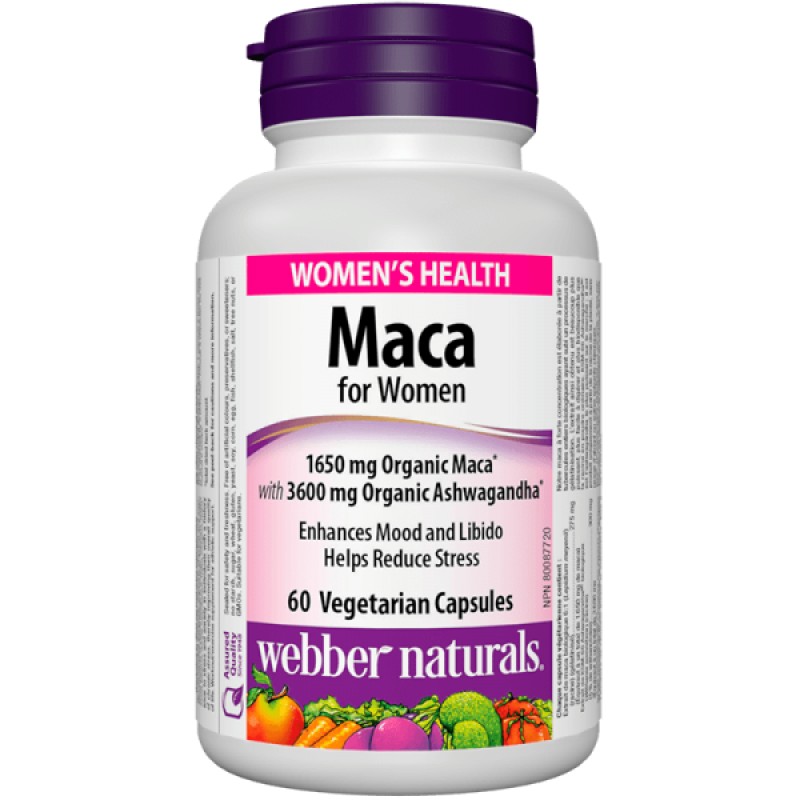 Maca for Women 60 капсули | Webber Naturals