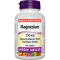 Магнезий 250 мг 100 каплети | Webber Naturals