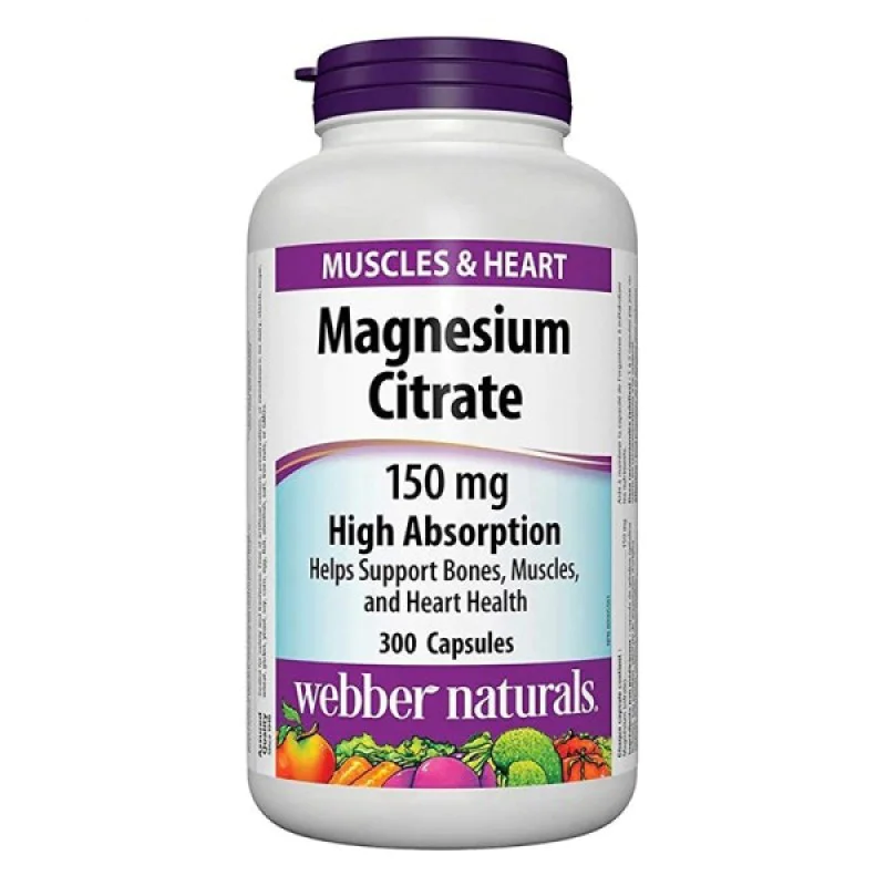 Магнезий цитрат с висока абсорбация 150 mg 300 капсули Категория:MagnesiumCitrateHighAbsorption Magnesium Citrate е висококачествена хранителна добавка, специално разработена с фокус върху п Категория:MagnesiumCitrateHighAbsorption Magnesium Citrate е висококачествена хранителна добавка, специално разработена с фокус върху поддържането на здрав