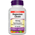 Magnesium Citrate 150 мг 60 капсули | Webber Naturals