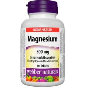 Магнезий 500 мг 60 таблетки | Webber Naturals