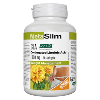 MetaSlim CLA Tonalin 1000 мг 80 гел-капсули | Webber Naturals