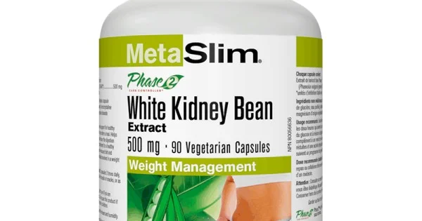 MetaSlim Фаза 2 Бял Боб (зърна) 500 мг 90 капсули | Webber Naturals