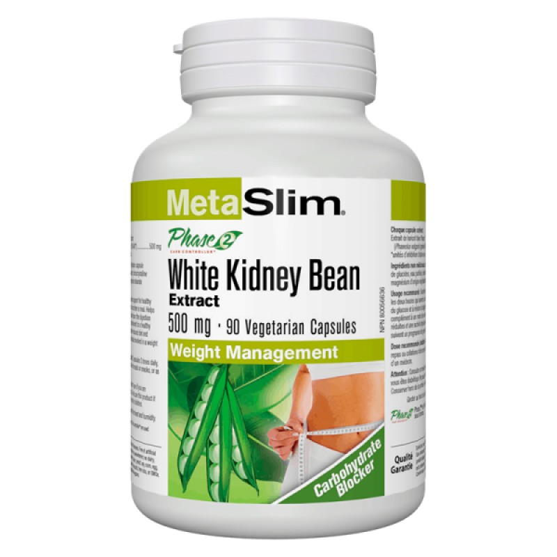 MetaSlim Phase 2 White Kidney Bean 500 мг 90 веге капсули